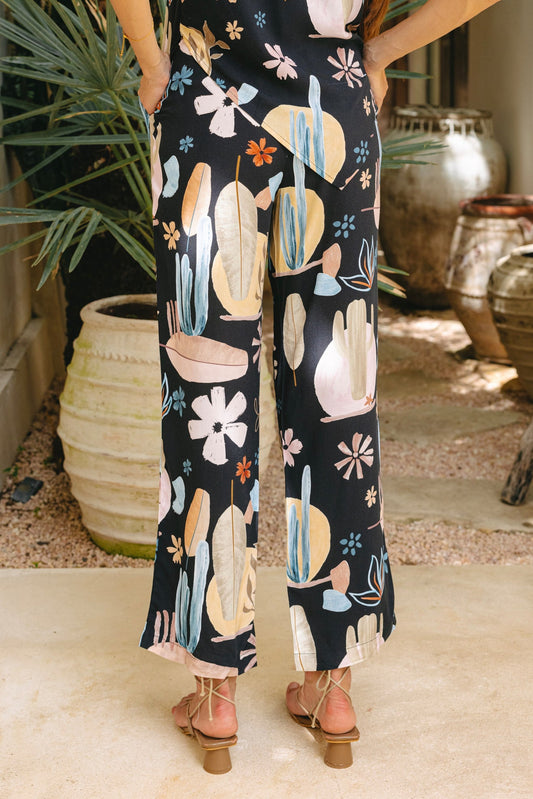 Heychic Nyla Abstract Pants (Black)