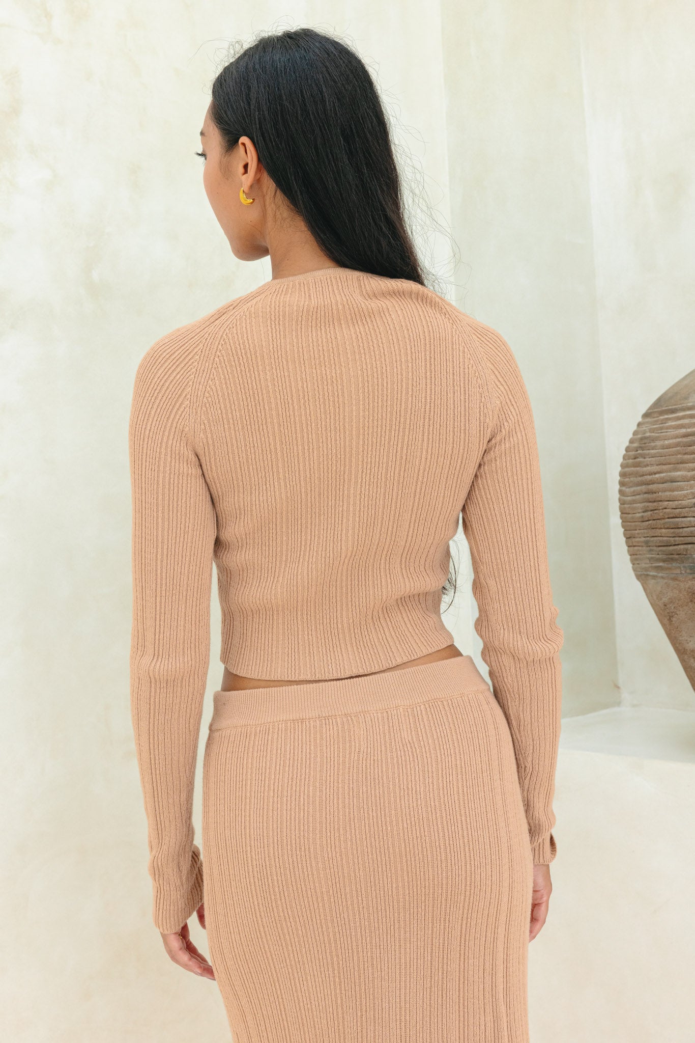 Heychic Valerie Mocha Knit Maxi (Skirt)