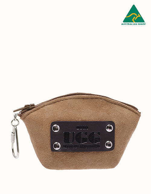 Image of Coin Purses. Product name - Coin Purse With Key Ring in Chestnut colour by brand - Unbranded/Generic