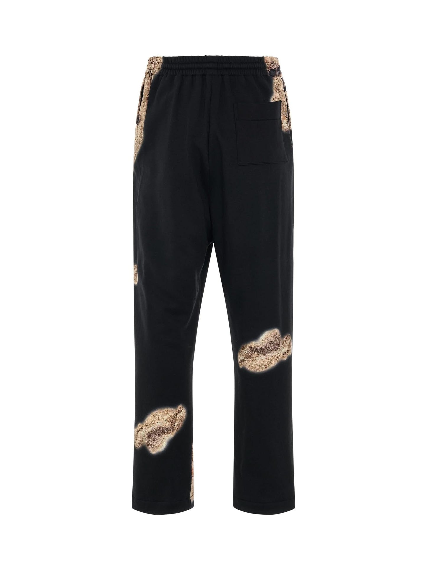WOOYOUNGMI Volcano Print Sweatpants (Black)