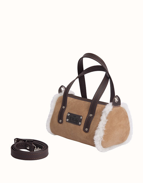 Unbranded/Generic Medium Barrel Bag (Chocolate)