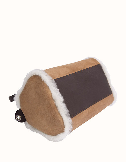 Unbranded/Generic Medium Barrel Bag (Chocolate)