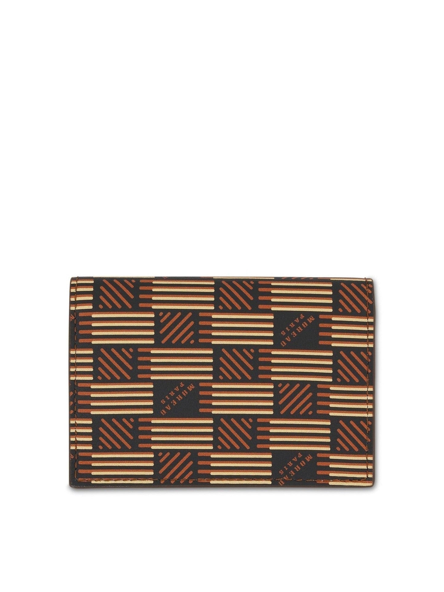 MOREAU Flap Wallet with Gusset (Brown)