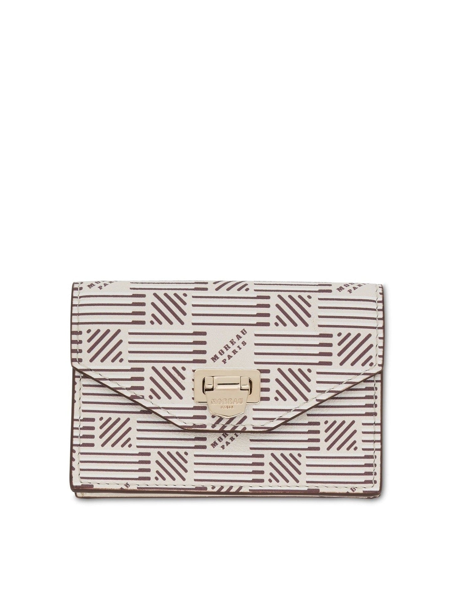 Image of Wallets & Money Clips. Productname: MOREAU Flap Wallet with Gusset in Champagne colour by brand - MOREAU