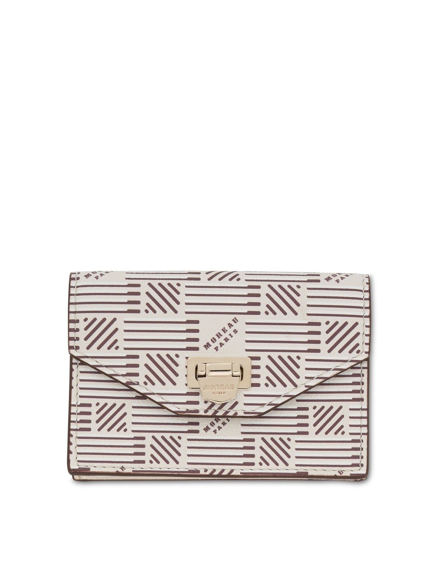 Image of Wallets & Money Clips. Productname: MOREAU Flap Wallet with Gusset in Champagne colour by brand - MOREAU