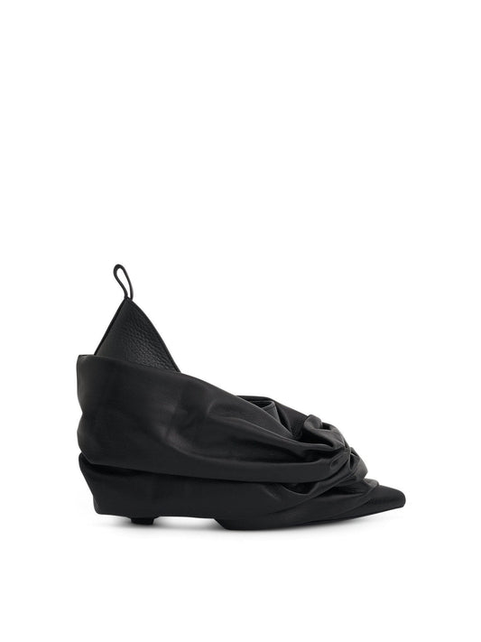 Image of Footwear. Productname: WE11DONE Dumpling Shoes in BLACK colour by brand - WE11DONE