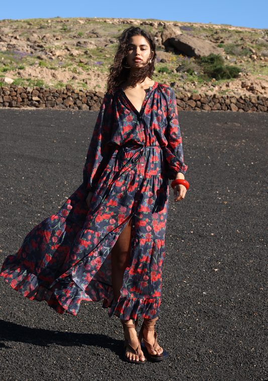 Image of Dresses. Productname: Auguste The Label Hadley Maxi Dress in Red colour by brand - Auguste The Label