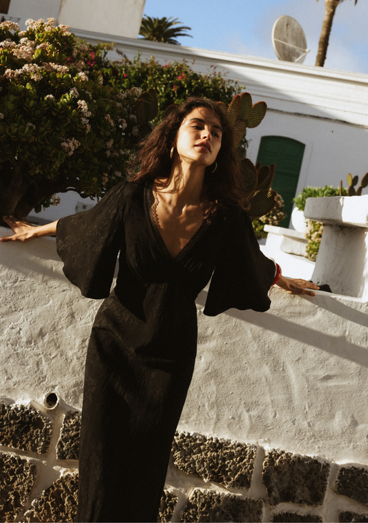 Image of Dresses. Productname: Auguste The Label Malia Midi Dress in Black colour by brand - Auguste The Label