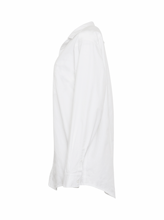 BALENCIAGA Off Shoulder Shirt (White)
