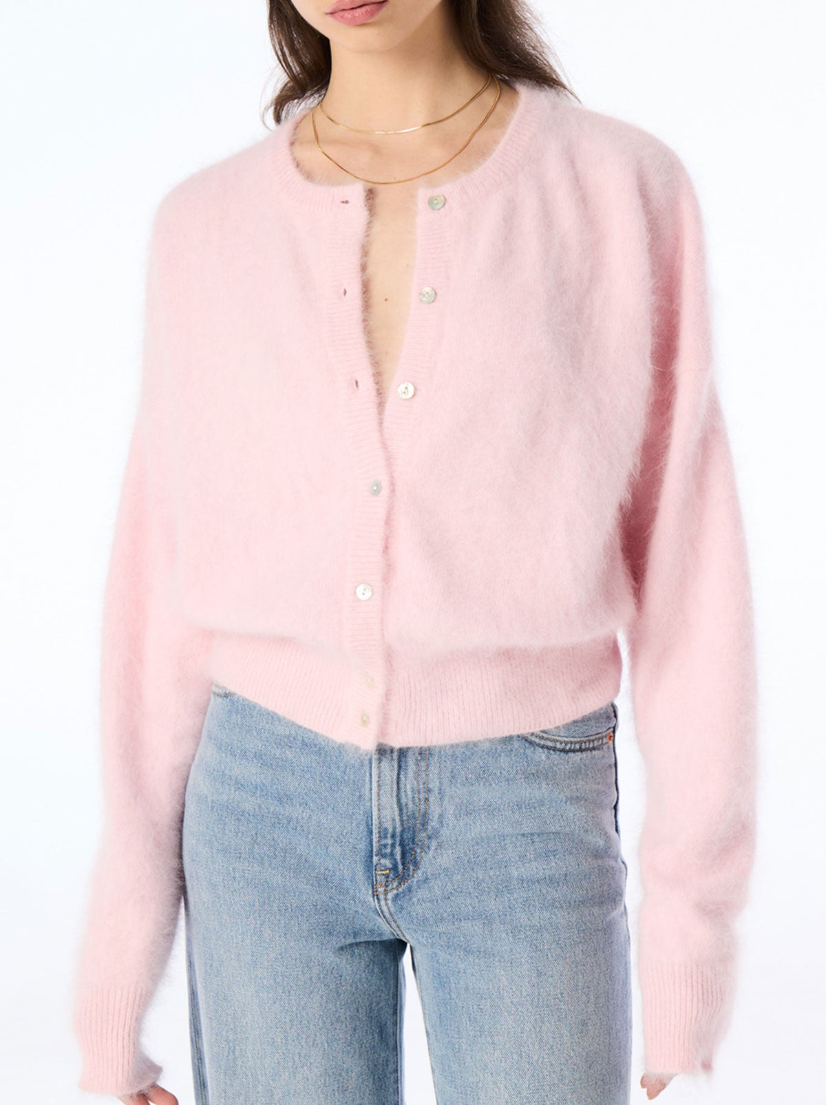 WORLD OF NOMADS FRANKIE CREW NECK CASHMERE CARDIGAN (Black)