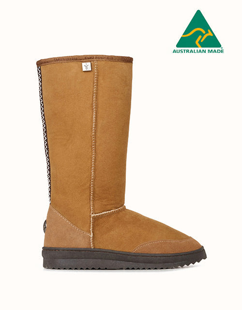 Image of Boots. Product name - Emu® Platinum Outback Hi Boots in Chestnut colour by brand - Emu
