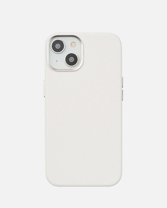 GROUP48 Iphone 14 Case Saffiano Pure (White)