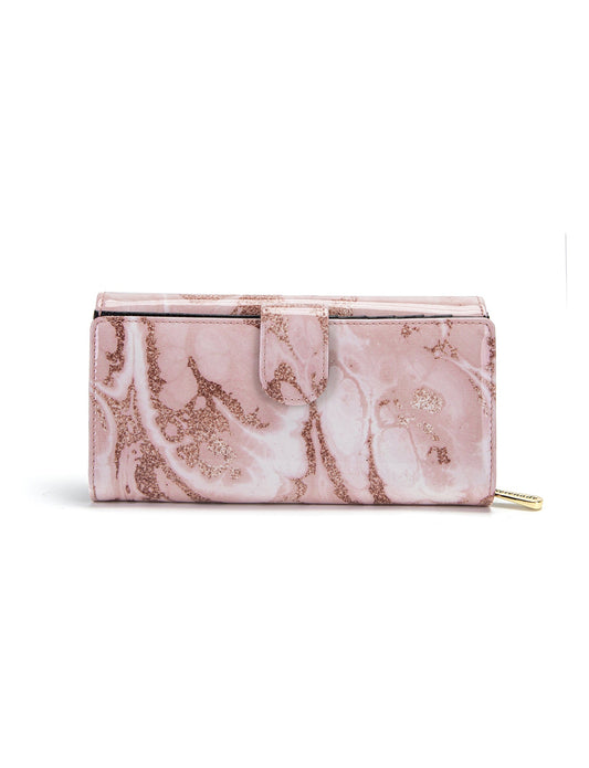 ZAHIRA  LARGE LEATHER RFID WALLET- WSF1701