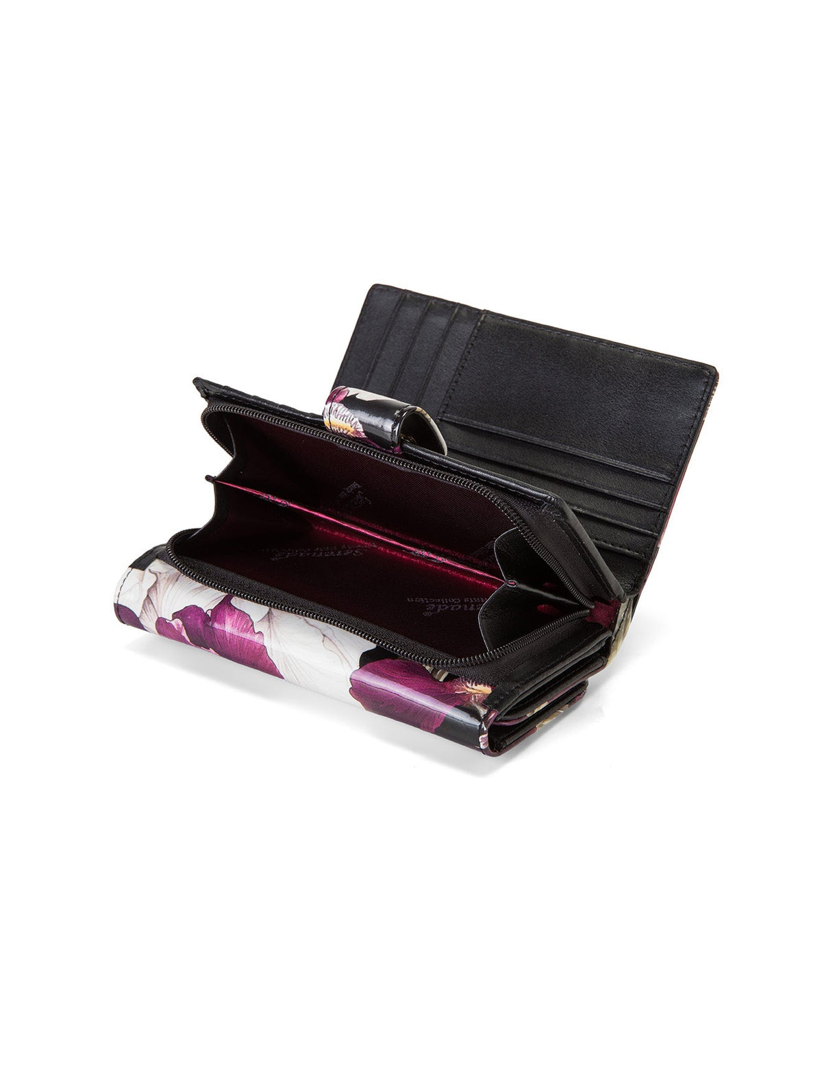 CHARLOTTE  MEDIUM PATENT LEATHER WALLET WITH RFID- WSF3002