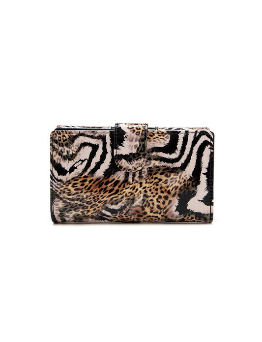 NALA MEDIUM PATENT LEATHER WALLET WITH RFID- WSF502