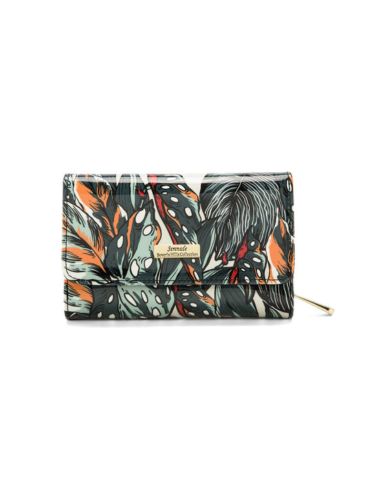 PHYLLIS MED LEATHER RFID WALLET-WSN8202