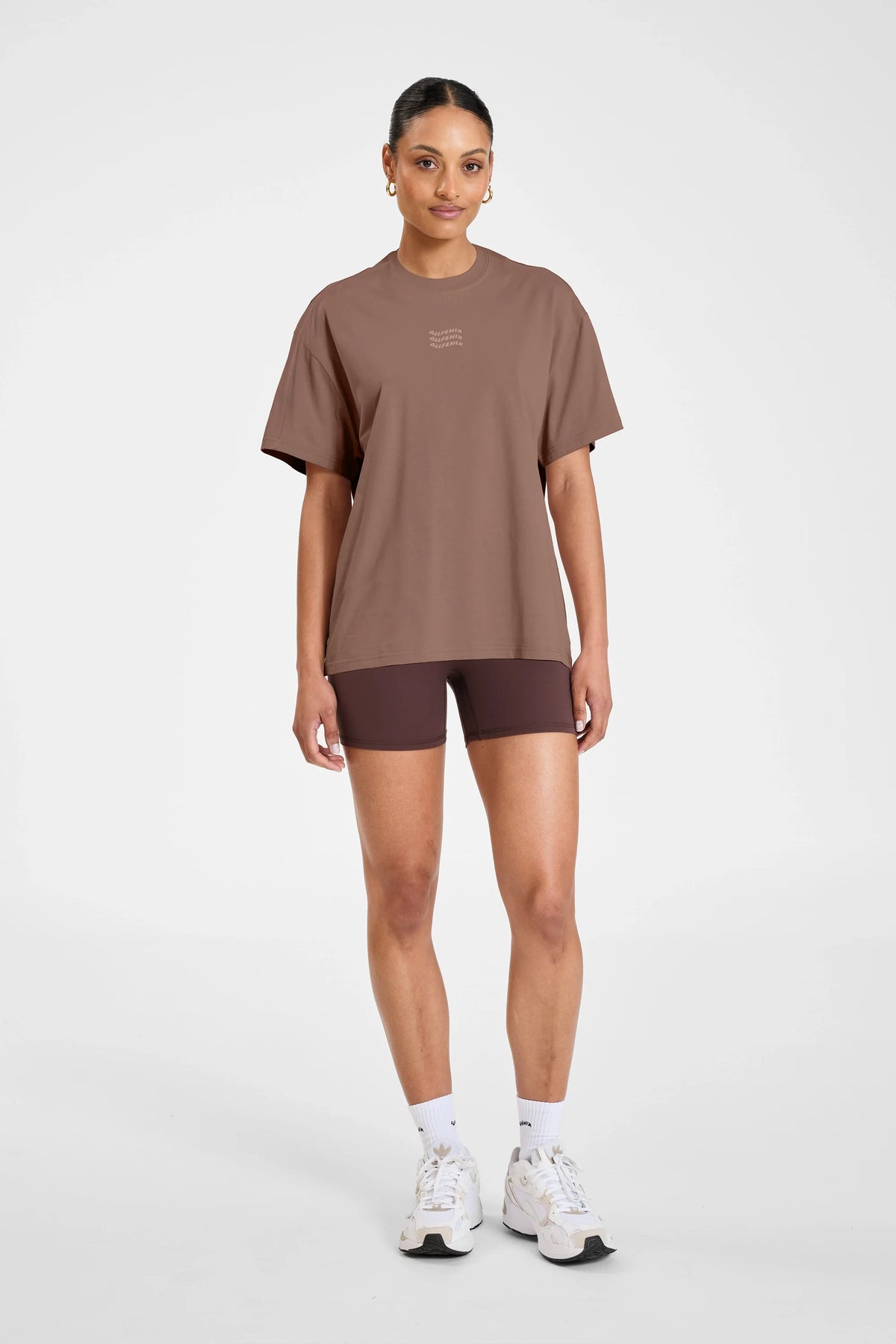 ALLFENIX Waves Logo Tee (Espresso)
