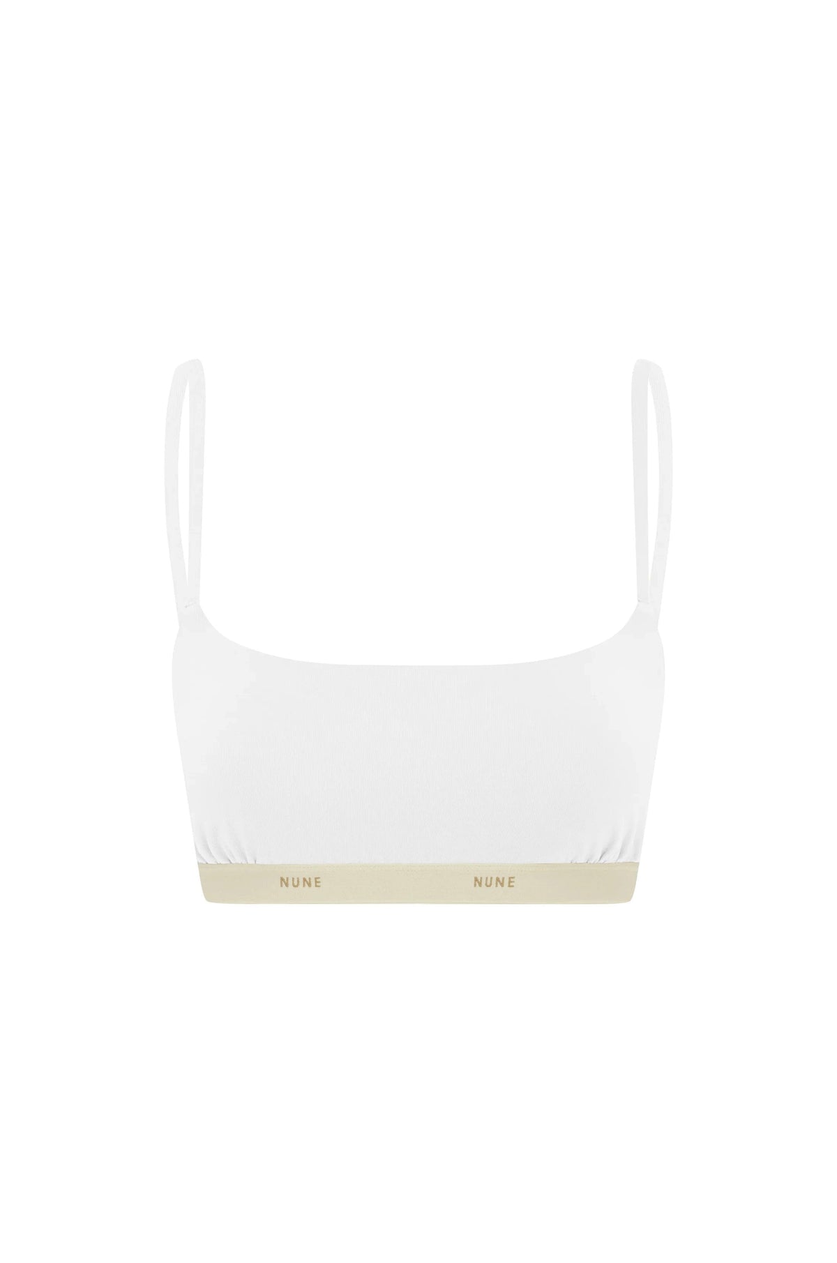 NUNE Square Neck Bralette (White)