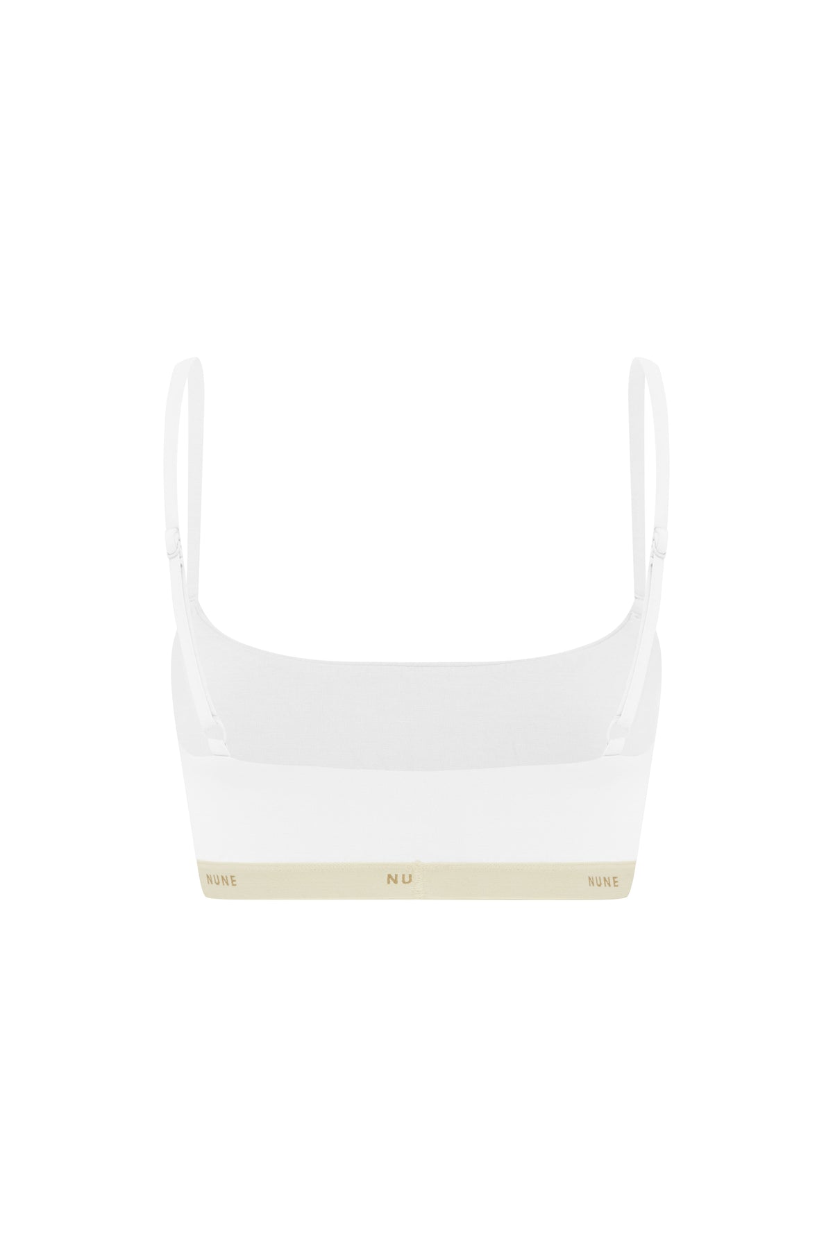 NUNE Square Neck Bralette (White)