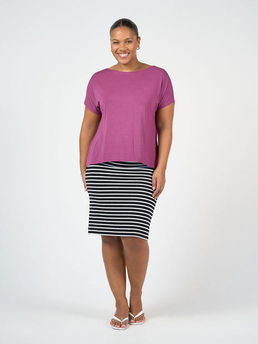 Lou Lou Midi Bamboo Whitney Tube Skirt (Noosa Pucci)