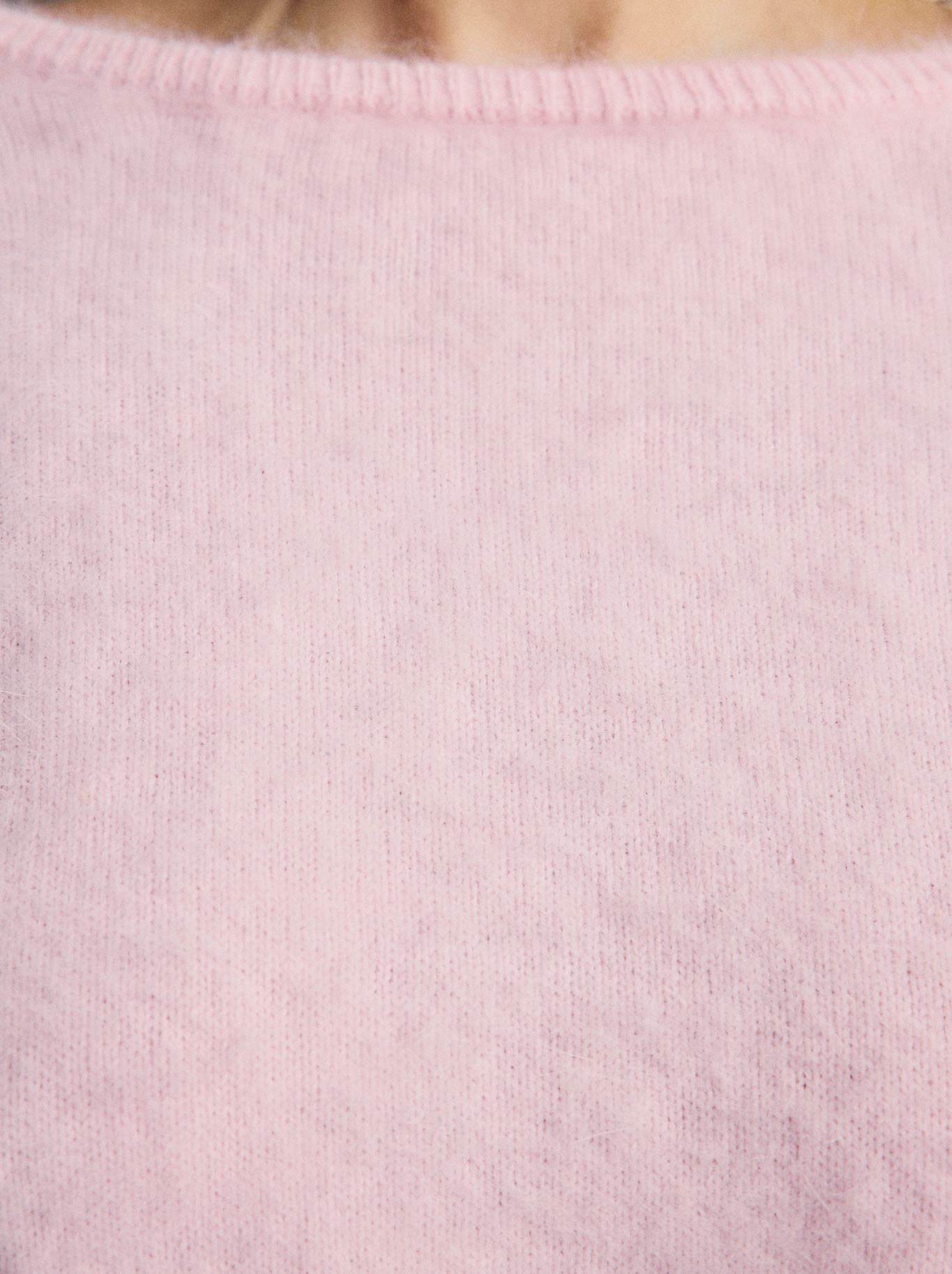 WORLD OF NOMADS STELLA BOAT NECK CASHMERE KNIT (Rosewater)