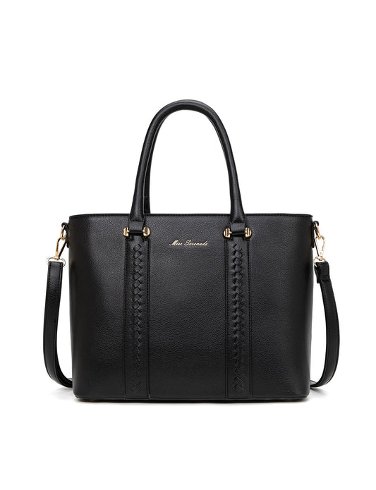 GABI ECO VEGAN TOTE BAG- XB-2353-BLK- SALE