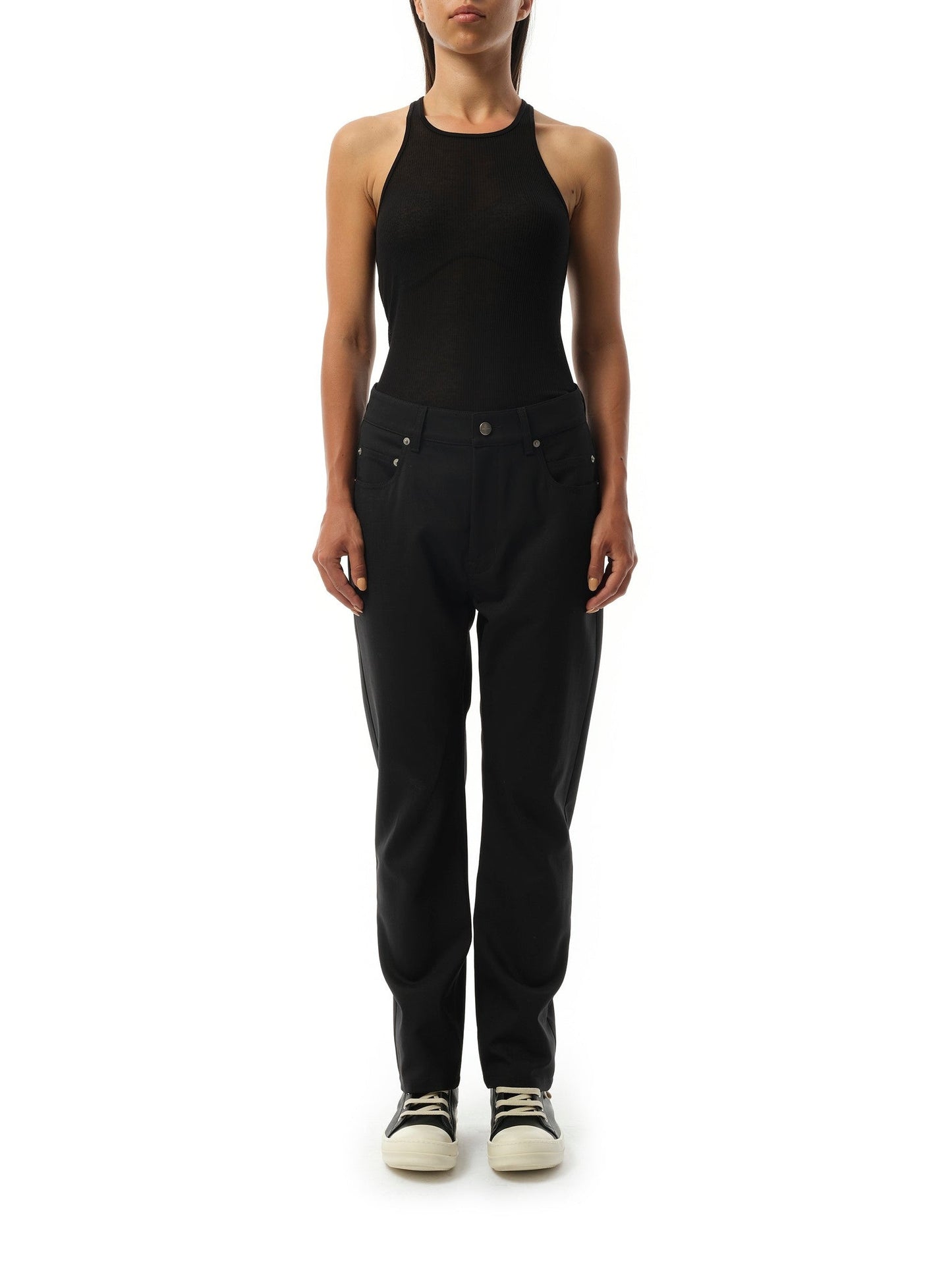 RICK OWENS Detroit Cut Pants (Black)