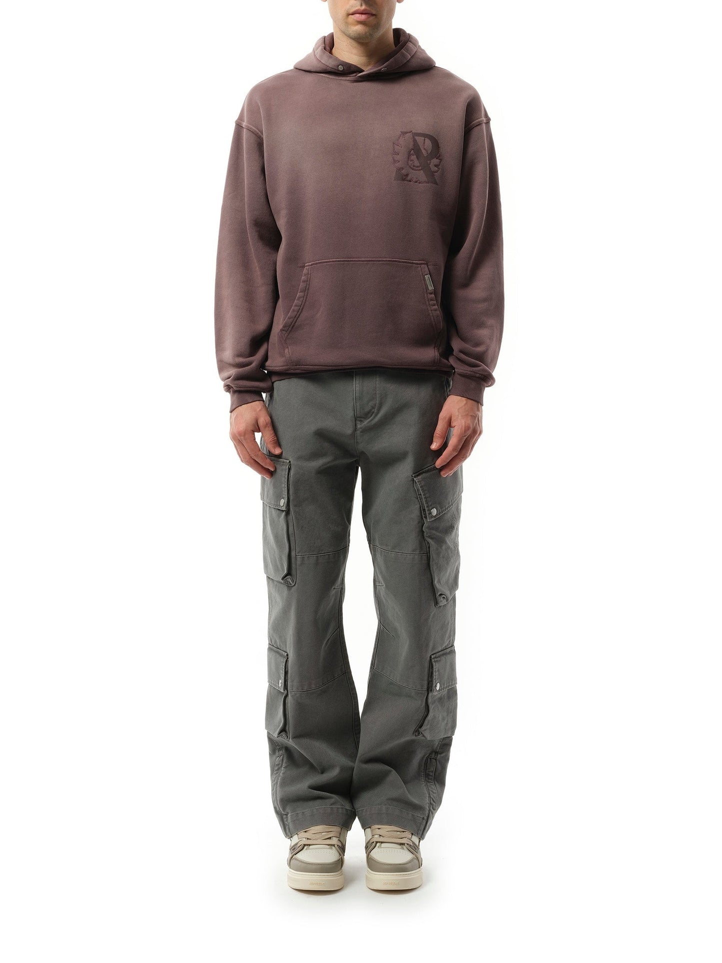 Represent X Belstaff Outline Phoenix Hoodie (Purple)