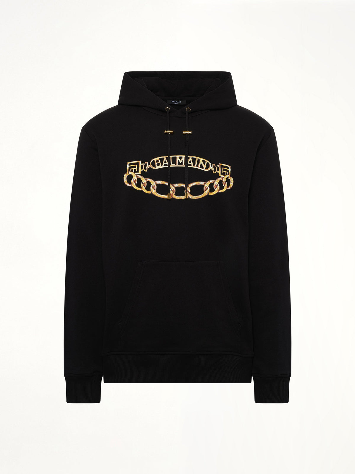 Balmain Chian Logo Hoodie (Black)