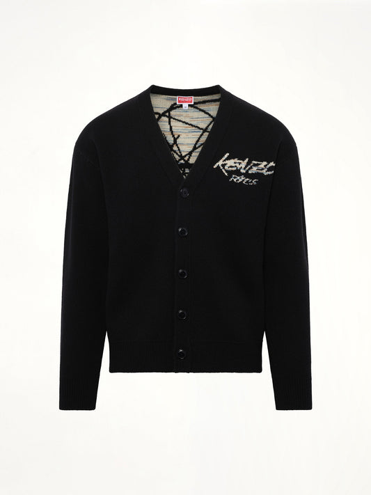 KENZO Rws Kenzo Futura Cardigan (Black)