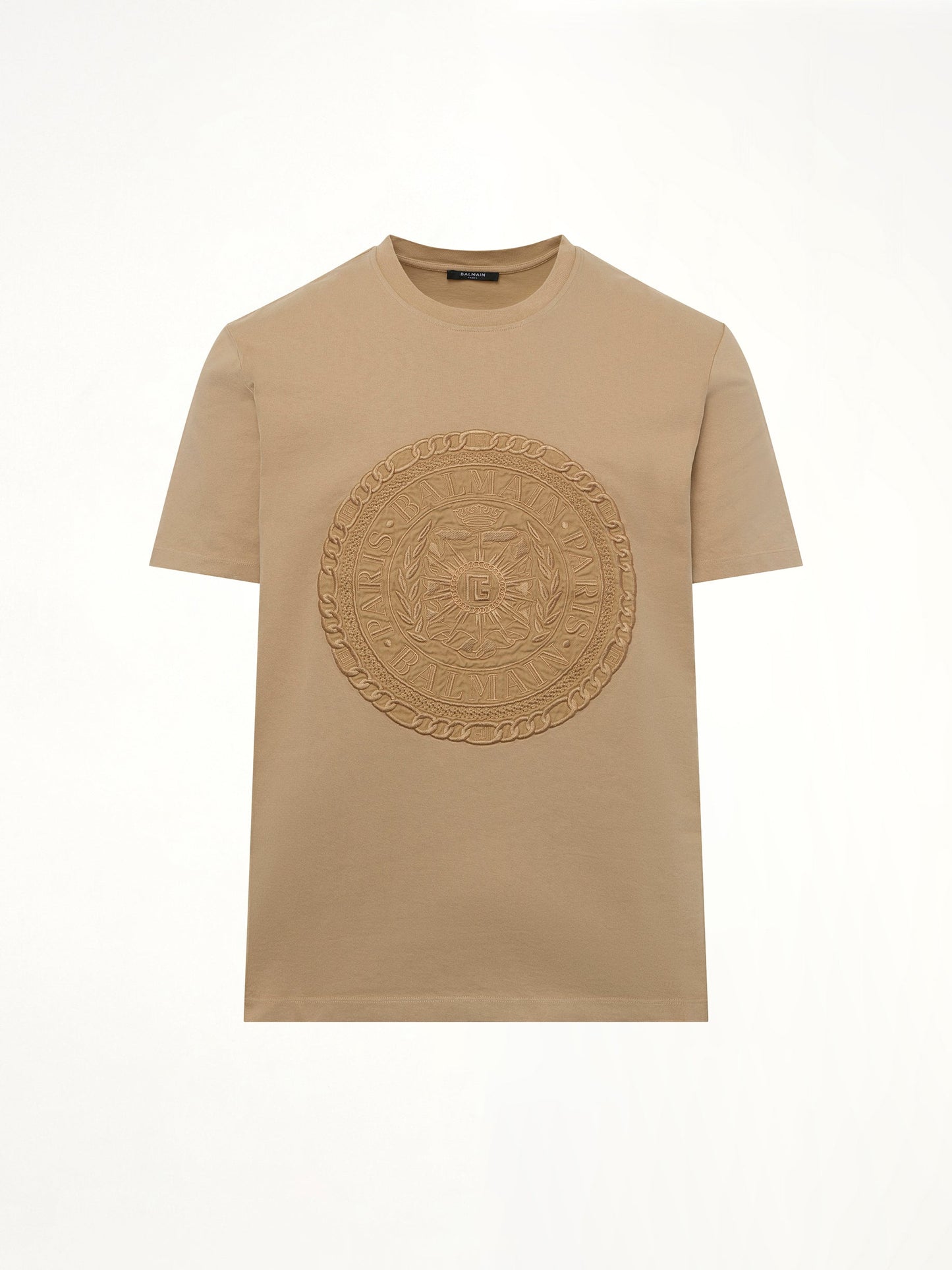 Balmain Medal T-Shirt (Camel)