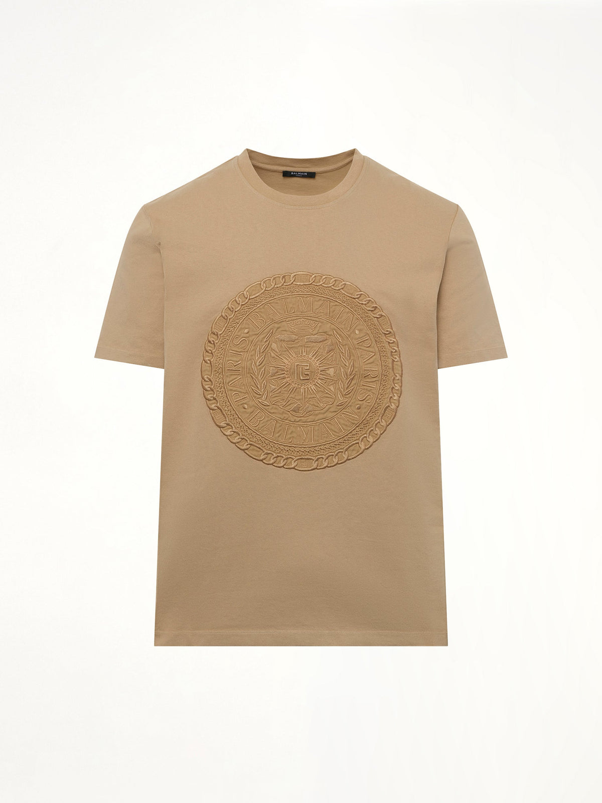 Balmain Medal T-Shirt (Camel)