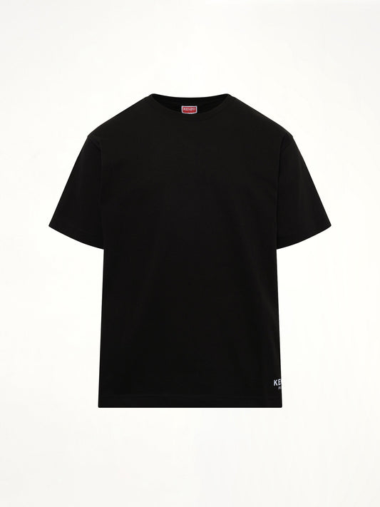 KENZO Gots Boke Flower Embroidered Oversize T-Shirt (Black)