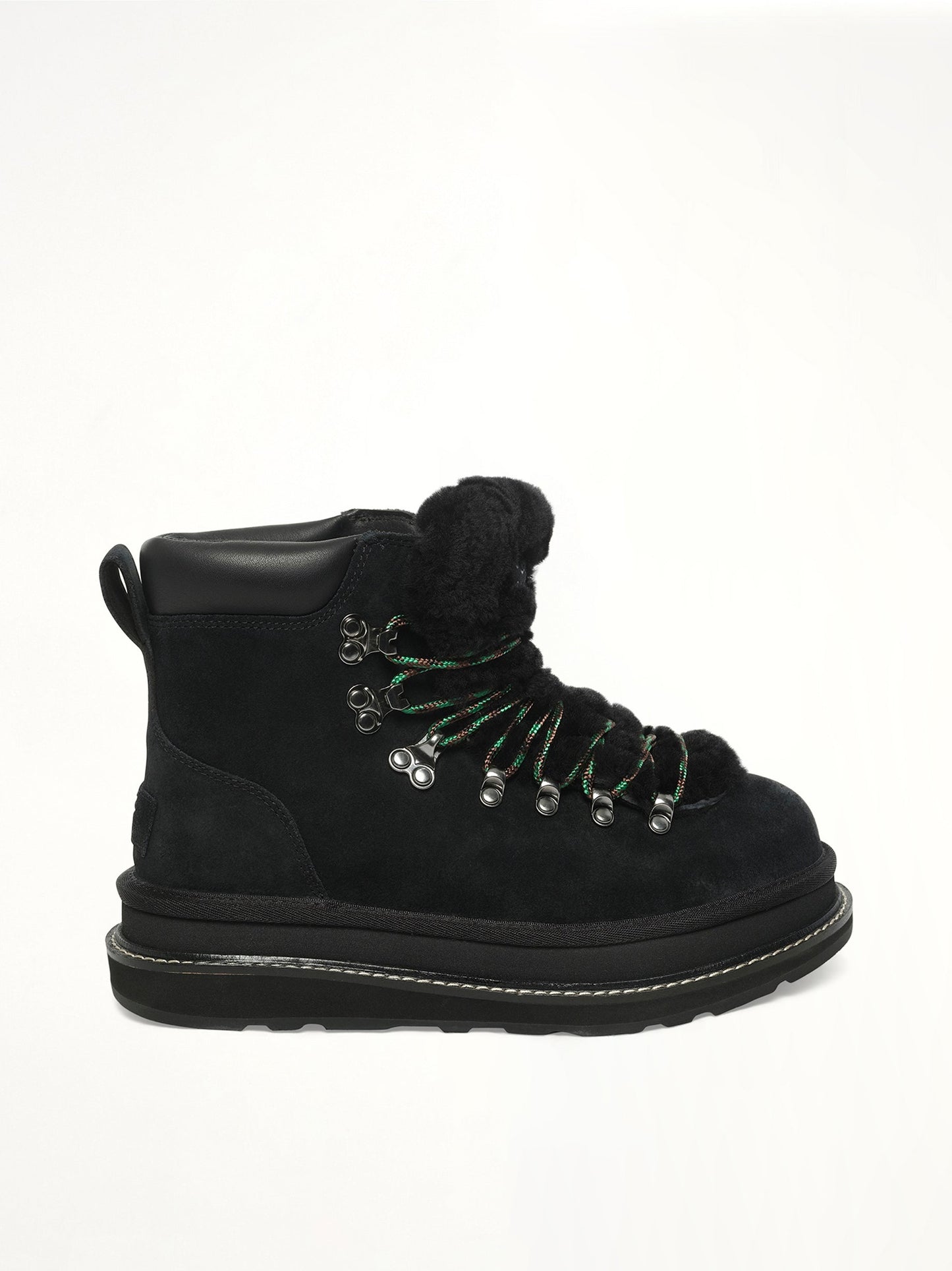 Image of Boots. Product name - UGG sacai Hiker in Black colour by brand - SACAI
