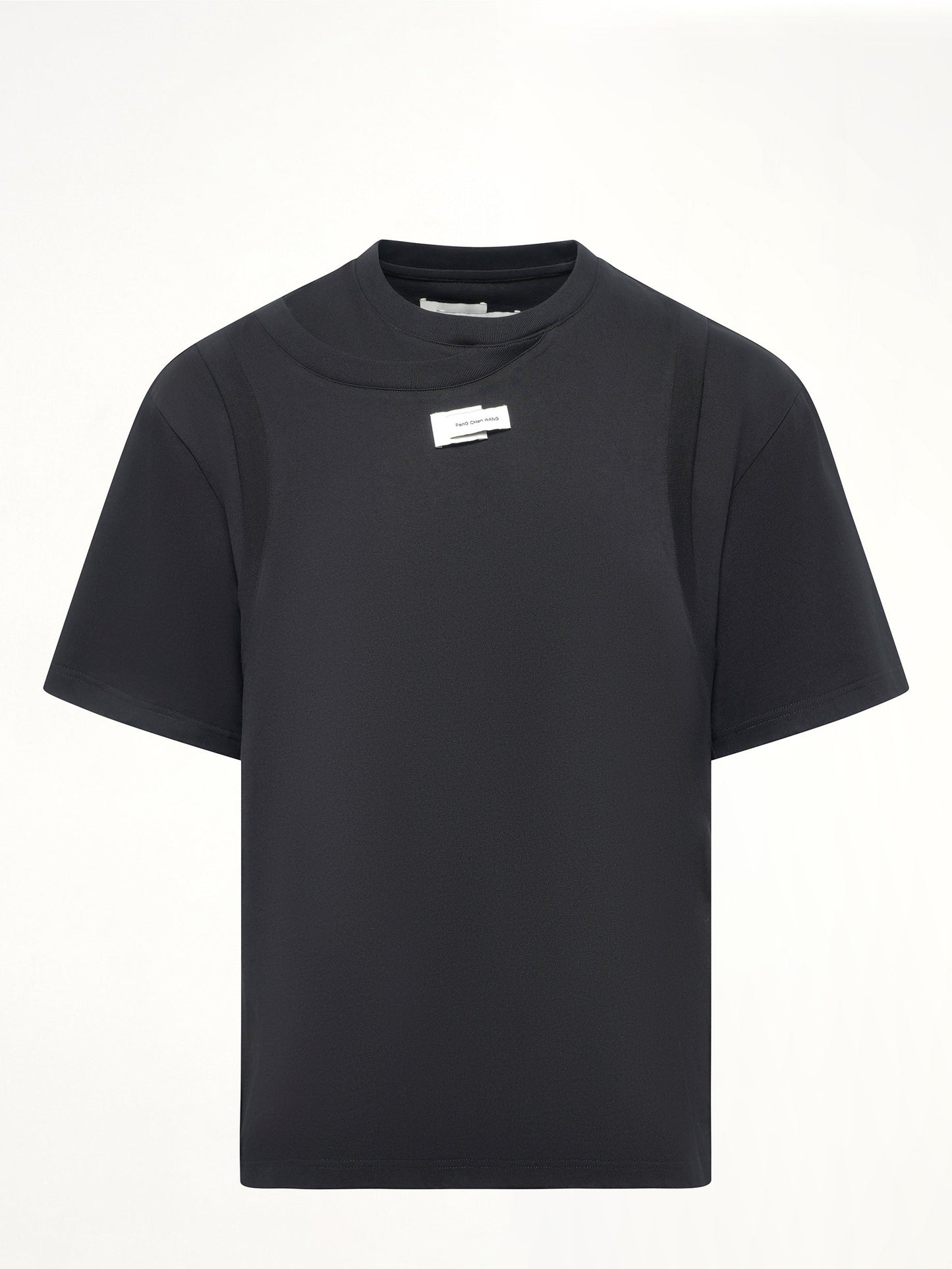 FENG CHEN WANG Deconstructed T-Shirt (Black)