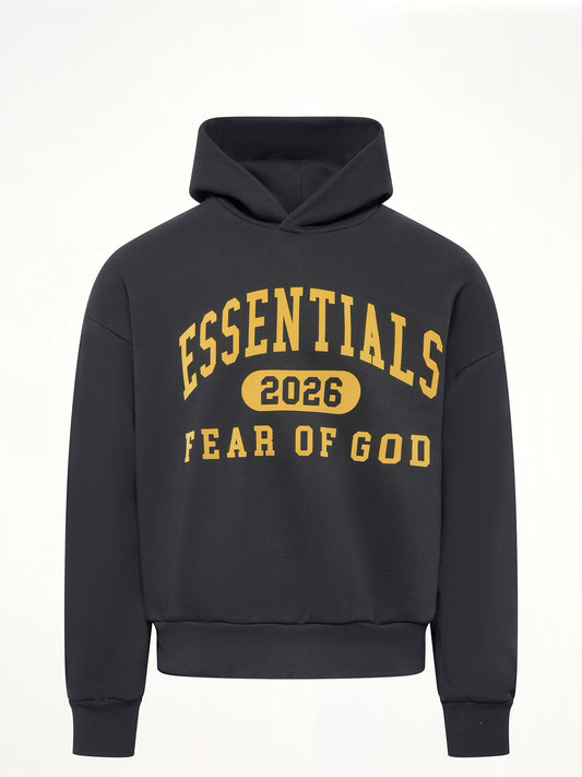 FEAR OF GOD ESSENTIALS Classic Hoodie (Black)