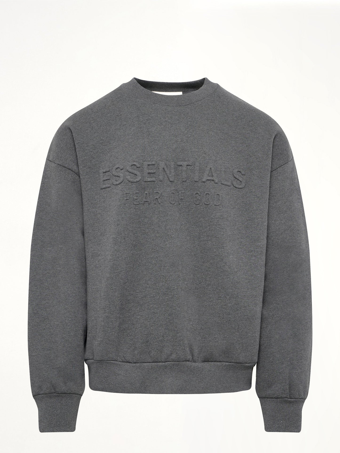 FEAR OF GOD ESSENTIALS Classic Crewneck Sweatshirt (Charcoal Heather)