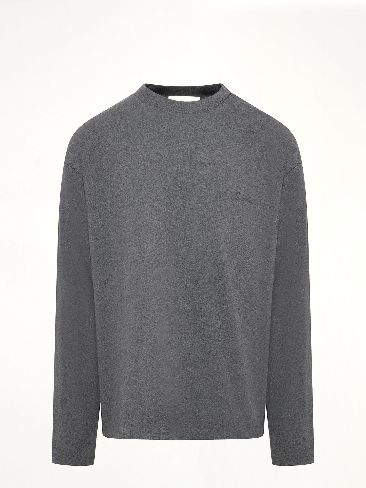 FEAR OF GOD ESSENTIALS Classic Long Sleeve T-Shirt (Charcoal Heather)