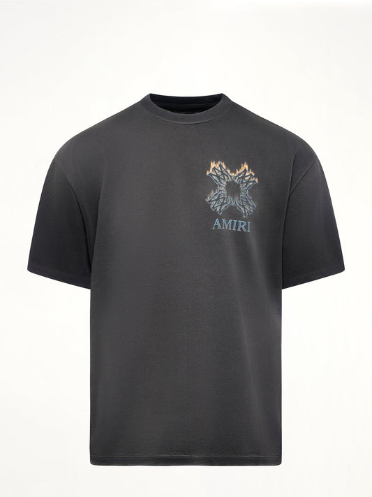 AMIRI MA Quad Flames Oversized T-Shirt (Black)