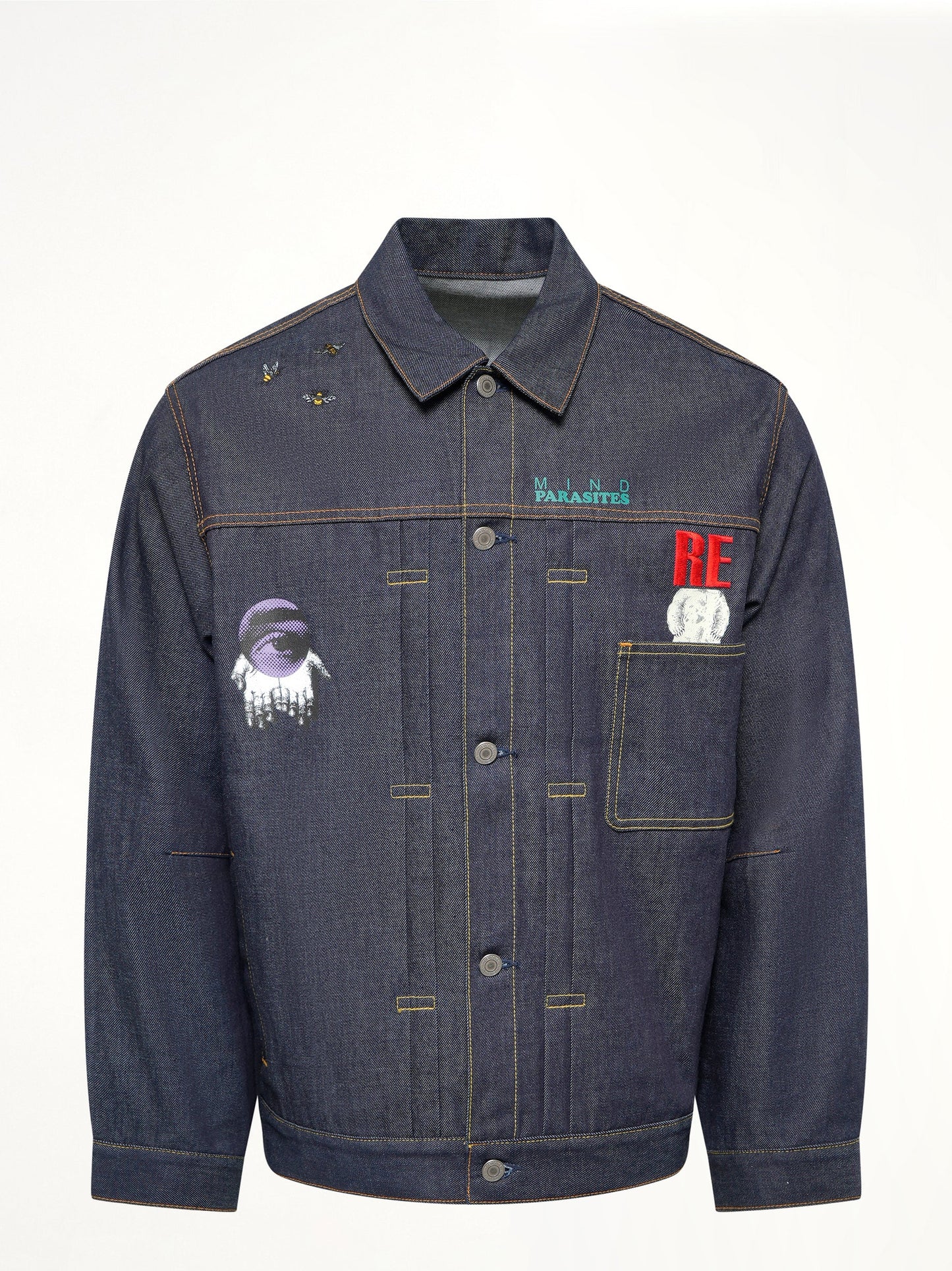 UNDERCOVER Mind Parasite Denim Jacket (Indigo)