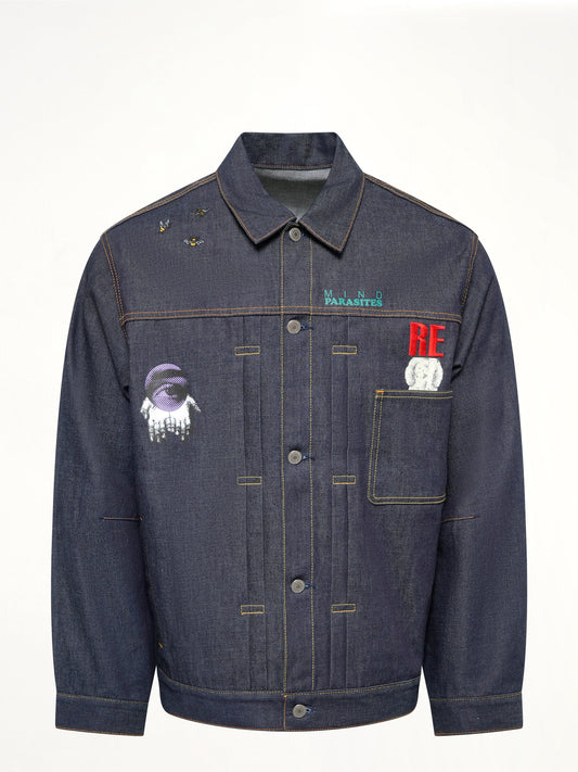 UNDERCOVER Mind Parasite Denim Jacket (Indigo)