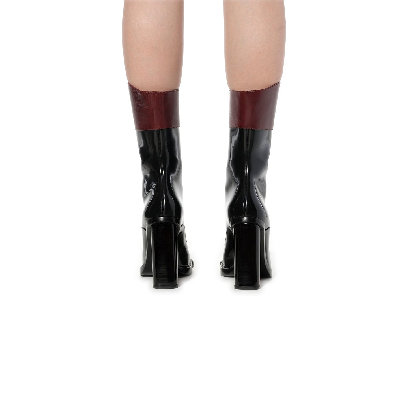 ALEXANDER MCQUEEN Leather Goya Boots (Black)