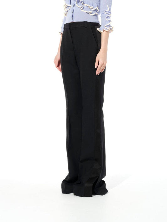 ALEXANDER MCQUEEN Alexander McQueen Light Wool Pant (Black)