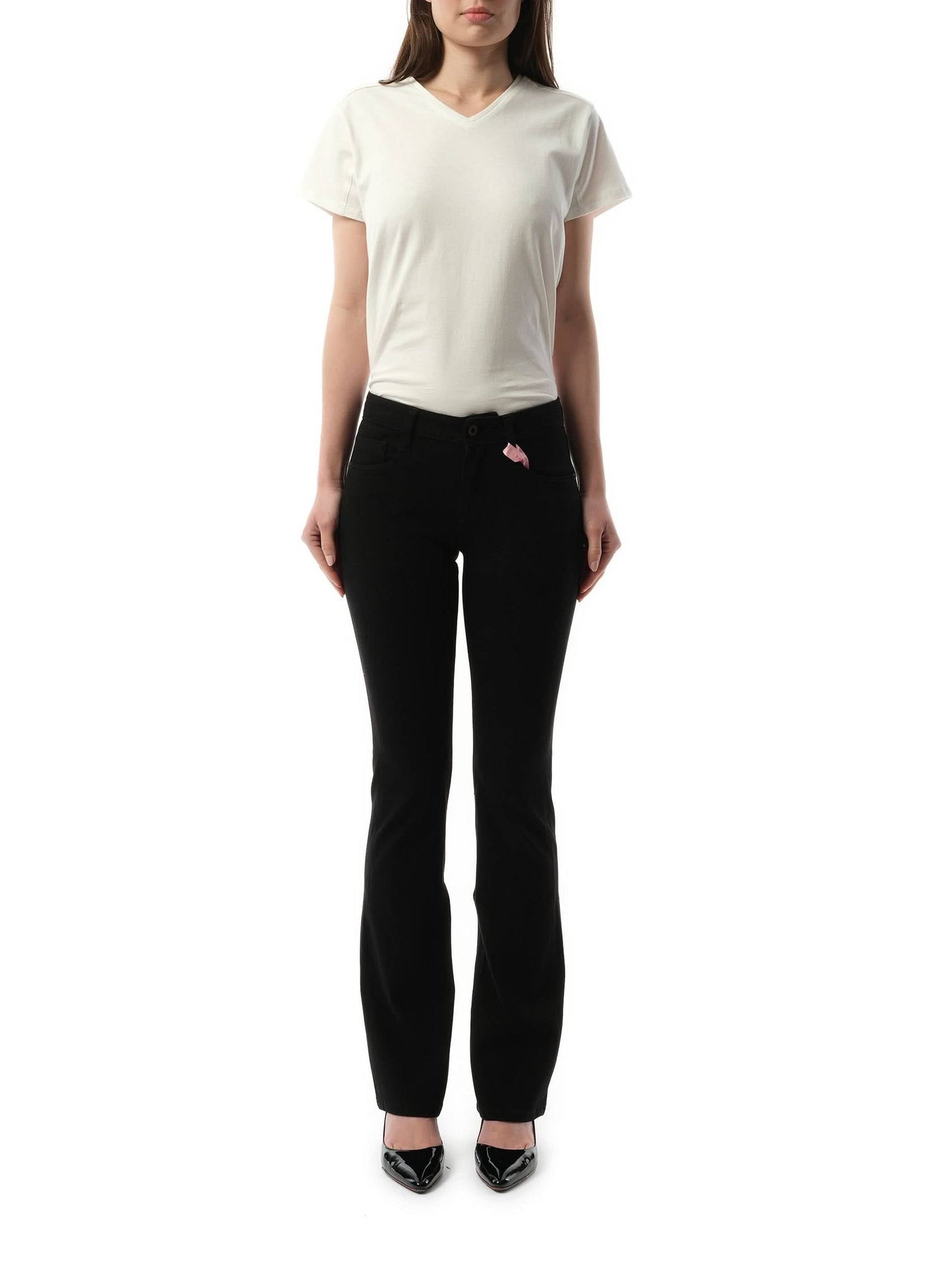 FAX COPY EXPRESS 999 Skinny Stretch Jeans (Black)