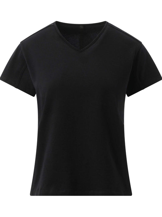 FAX COPY EXPRESS V-Neck Short Sleeve T-Shirt (Black)