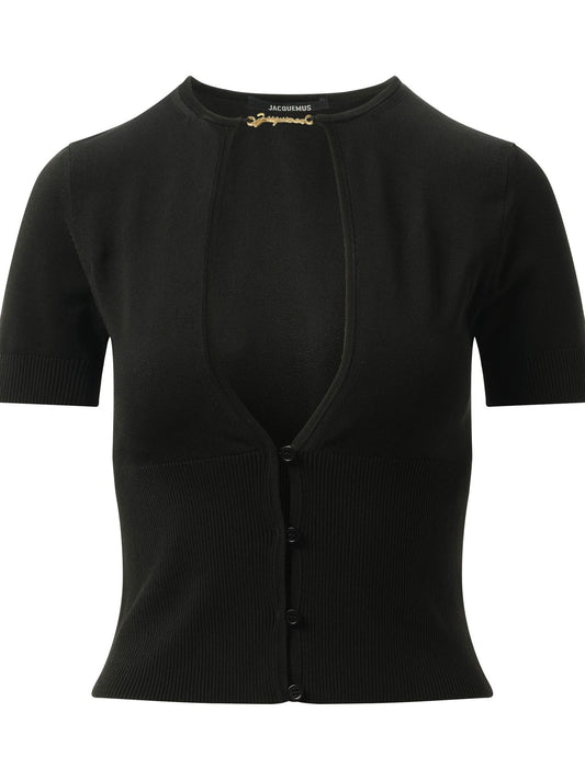 JACQUEMUS Le Haut Pralu MC (Black)