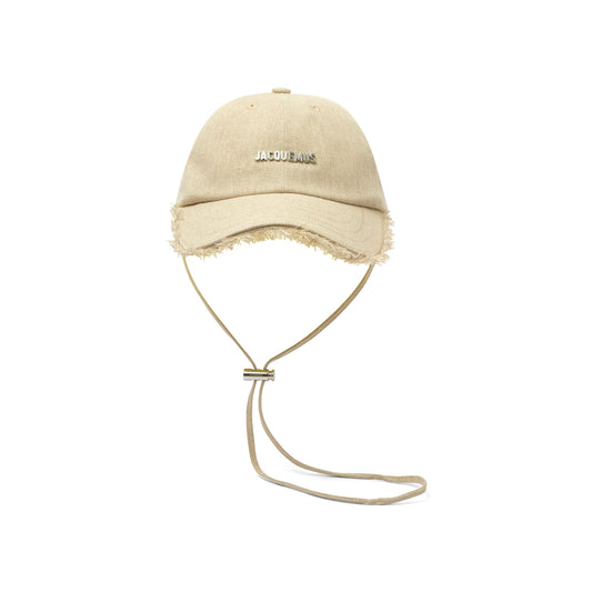Image of Hats. Productname: JACQUEMUS La Casquette Artichaut Cap in BEIGE colour by brand - JACQUEMUS