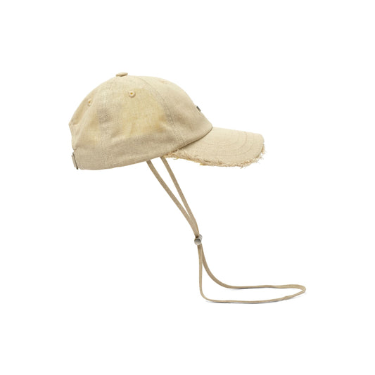 JACQUEMUS La Casquette Artichaut Cap (Beige)