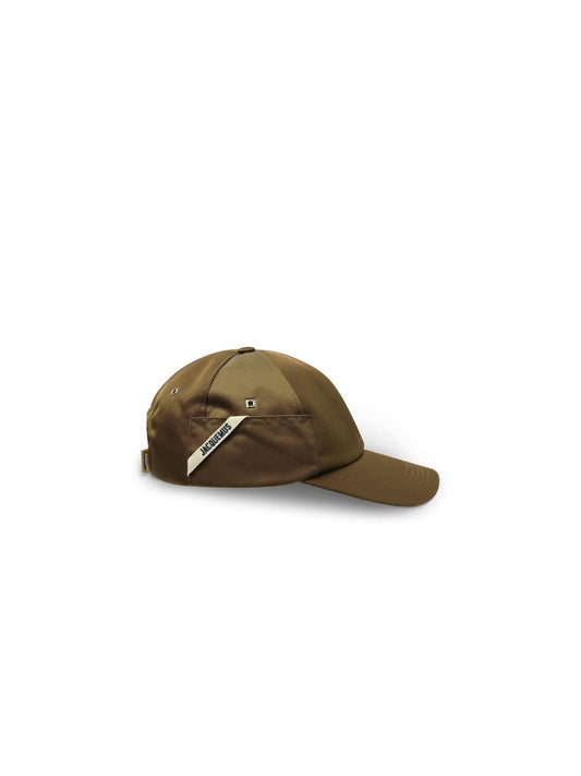 JACQUEMUS La Casquette Ovalie Cap (Khaki)