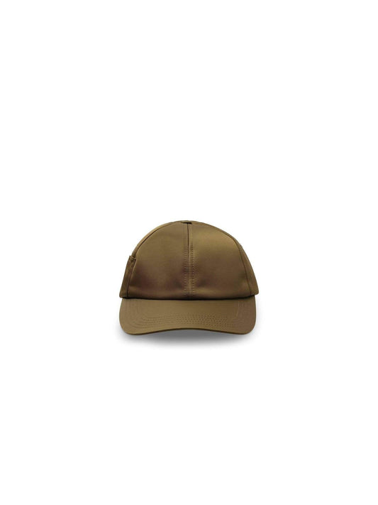 Image of Hats. Productname: JACQUEMUS La Casquette Ovalie Cap in Khaki colour by brand - JACQUEMUS